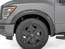 Pocket Fender Flares G41 Magnetic Black Nissan Titan 2WD/4WD (2017-2024) Rough Country