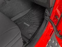Flex-Fit Floor Mats FR &amp;amp; RR RR Lockable Jeep Gladiator JT 4WD (20-25) Rough Country