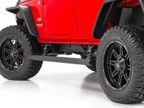 Power Running Boards Dual Electric Motor 4 Door Jeep Wrangler Unlimited (07-18) Rough Country
