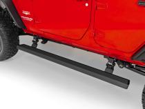 Power Running Boards Dual Electric Motor 4 Door Jeep Wrangler Unlimited (07-18) Rough Country