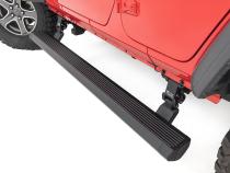 Power Running Boards Dual Electric Motor 4 Door Jeep Wrangler JL (2018-2026) Rough Country