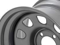 Steel Wheel Gray 15x10 5x4.5 3.30 Bore -39 Rough Country