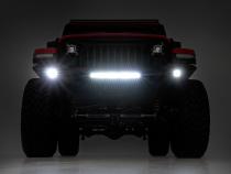 Front Bumper Skid Plate 20-Up Jeep Gladiator JT/18-22 Wrangler JL Rough Country