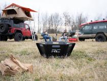 Overland Collapsible Fire Pit w/Carry Bag Rough Country