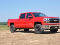 2.5 Inch Lift Kit Alu/Cast Steel M1 Strut Silverado/Sierra 1500 (07-18) Rough Country