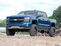 7 Inch Suspension Lift Kit Vertex Cast Aluminum or Stamped Steel 14-18 Silverado/Sierra 1500 2WD