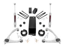 3.5 Inch Suspension Lift Kit w/Forged Upper Control Arms 07-16 Silverado/Sierra 1500 4WD Rough Country