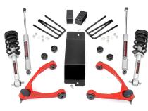 3.5 Inch Lift Kit Forged UCA N3 Strut Red Silverado/Sierra 1500 (14-16) Rough Country