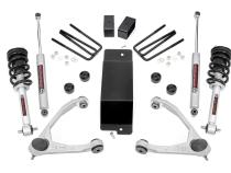 3.5 Inch Suspension Lift Kit Upper Control Arms N3 Struts 14-16 Silverado/Sierra 1500 4WD Rough Country