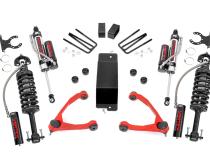 3.5 Inch Lift Kit Forged UCA Vertex Red Silverado/Sierra 1500 (07-16) Rough Country