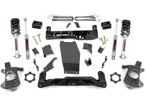 5 Inch Suspension Lift Kit w/N3 Shocks &amp;amp; Struts 14-18 Silverado/Sierra 1500 4WD Cast Steel Rough Country