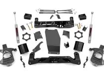 5 Inch Suspension Lift Kit w/N3 14-18 Silverado/Sierra 1500 4WD Aluminum/Stamped Steel Rough Country
