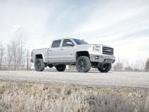5 Inch Suspension Lift Kit w/N3 14-18 Silverado/Sierra 1500 4WD Aluminum/Stamped Steel Rough Country