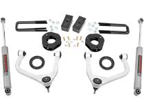 3.5 Inch Suspension Lift Kit w/Forged Upper Control Arms 19-20 GMC Silverado/Sierra 1500 4WD/2WD Rough Country