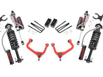 3.5 Inch Lift Kit Vertex Red GMC Sierra 1500 2WD/4WD (2019-2025) Rough Country