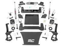 6 Inch Suspension Lift Kit Strut Spacers No Adaptive Ride Control N3 Shocks 19-20 GMC Silverado/Sierra 1500 4WD/2WD Rough Country