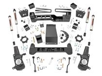 6.0 Inch GM Suspension Lift Kit w/ V2 Shocks 01-10 2500HD 4WD Rough Country