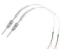 2 K-Type Closed Tip Thermocouple 1800В F (982.2В C) Max Temp Inconel Sheath 1/8 Inch NPT Compression Fitting AEM Electronics