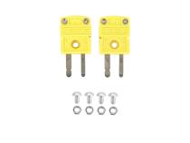 2 K-Type Closed Tip Thermocouple 1800В F (982.2В C) Max Temp Inconel Sheath 1/8 Inch NPT Compression Fitting AEM Electronics
