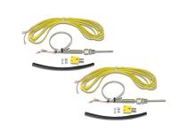 2 K-Type Closed Tip Thermocouple 1800В F (982.2В C) Max Temp Inconel Sheath 1/8 Inch NPT Compression Fitting AEM Electronics