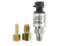 5 BAR Stainless Steel MAP Sensor Kit 1/8 Inch NPT Male Thread w/ -4 and 3/16 NPT Adapters AEM Electronics