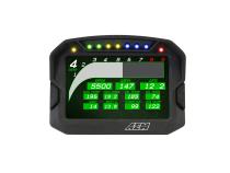 CD-5L Carbon Logging Display 5-inch diagonal screen, carbon fiber composite enclosure, wiring harness included AEM Electronics