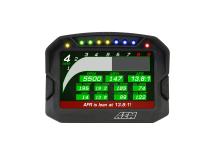 CD-5L Carbon Logging Display 5-inch diagonal screen, carbon fiber composite enclosure, wiring harness included AEM Electronics