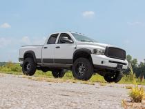 3 Inch Suspension Lift Kit w/V2 Shocks 03-13 RAM 2500/3500 Rough Country