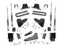 5 Inch Suspension Lift Kit Coil Spacers Radius Drops 13-15 RAM 3500 4WD Rough Country