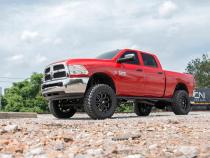 5 Inch Suspension Lift Kit Coil Spacers Radius Drops 13-15 RAM 3500 4WD Rough Country