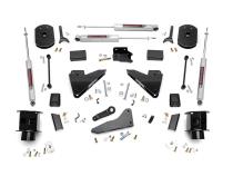 5 Inch Suspension Lift Kit Coil Spacers Radius Drops 14-18 RAM 2500 4WD Rough Country