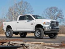 5.0 Inch Dodge Suspension Lift Kit Dual Rate Coil Springs Radius Arms 14-18 Ram 2500 4WD Diesel Rough Country