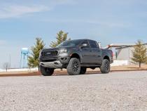 3.5 Inch Lift Kit Forged Alum UCA Cast Steel Knuckles 19-22 Ford Ranger 4WD Rough Country