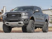 3.5 Inch Lift Kit Forged Alum UCA Cast Steel Knuckles 19-22 Ford Ranger 4WD Rough Country