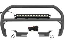 Nudge Bar 20 Inch Black Series Single Row LED 21-Up Ford Bronco 4WD Rough Country