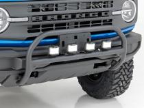 Nudge Bar 20 Inch Chrome Series Single Row LED 21-Up Ford Bronco 4WD Rough Country