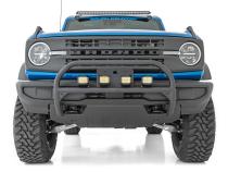Nudge Bar 3 Inch Osram Wide Angle Led (x4) 21-Up Ford Bronco 4WD Rough Country