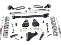 4.5 Inch Inch Ford Suspension Lift Kit w/ N3 Shocks and Front Driveshaft 17-20 F-350 4WD Diesel Dually Rough Country