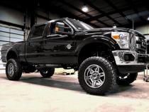 6 Inch Ford 4-Link Suspension Lift Kit Vertex Reservoir Shocks 11-14 F-250 4WD Overloads Rough Country