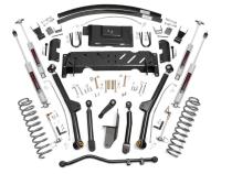 4.5 Inch Jeep Long Arm Suspension Lift Kit 84-01 XJ Cherokee-2.5L/4.0L/NP242 Rough Country