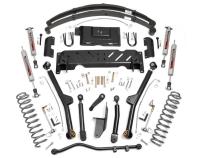 4.5 Inch Jeep Long Arm Suspension Lift System 84-01 XJ Cherokee-2.5L/4.0L/NP242 Rough Country