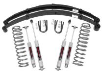 3 Inch Jeep Suspension Lift System N3 Shocks 84-01 Cherokee XJ Rough Country
