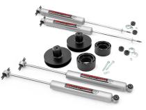 2 Inch Jeep Suspension Lift Kit Preminum N3 Shocks 04-06 4WD Jeep Wrangler TJ Unlimited 97-06 4WD Jeep Wrangler TJ Rough Country