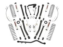4 Inch Jeep X-Series Suspension Lift Kit w/V2 Shocks 07-18 Wrangler JK Rough Country