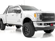 Ford Front Adjustable Vertex Shocks 05-20 F-250 for 4.5 Inch - 6 Inch Lifts Rough Country