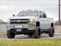 Chevrolet LED Fog Light Kit Black Series w/Amber DRL 11-14 Silverado 2500/3500HD Rough Country