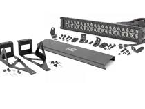 Ford 20 Inch LED Bumper Kit Black Series w/White DRL 05-07 F-250/350 Rough Country