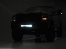 Ford 20 Inch LED Bumper Kit Black Series w/White DRL 05-07 F-250/350 Rough Country