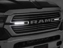 Dodge Dual 6 Inch LED Grille Kit Chrome Series 19-20 RAM 1500 Rough Country