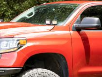 Toyota 2-inch LED Lower Windshield Ditch Kit (14-20 Tundra Black Series w/ Cool White DRL) Rough Country